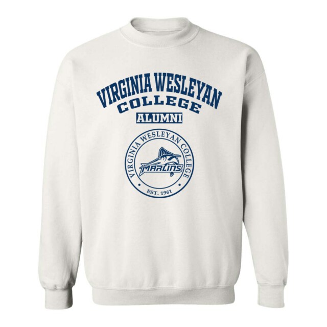 Virginia Wesleyan College Marlins Light VA LG Alumni Sweatshirt