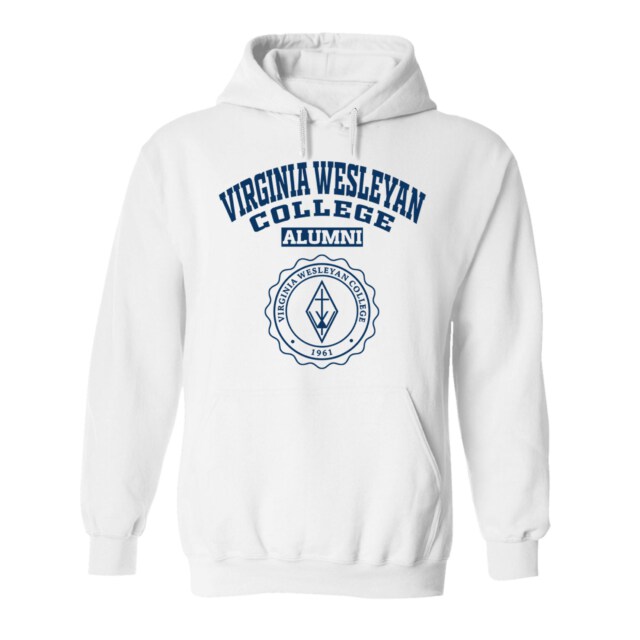 Virginia Wesleyan College seal light VA LG Alumni Hoodie