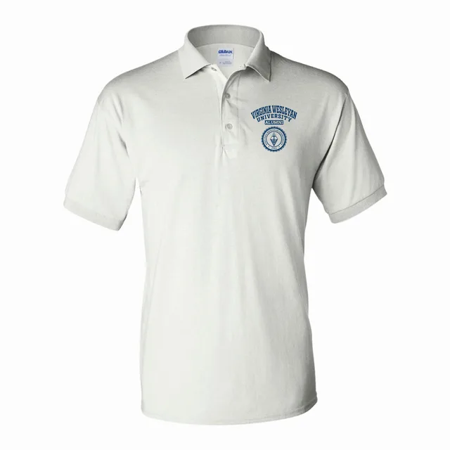 Virginia Wesleyan University seal light VA LG Alumni Polo