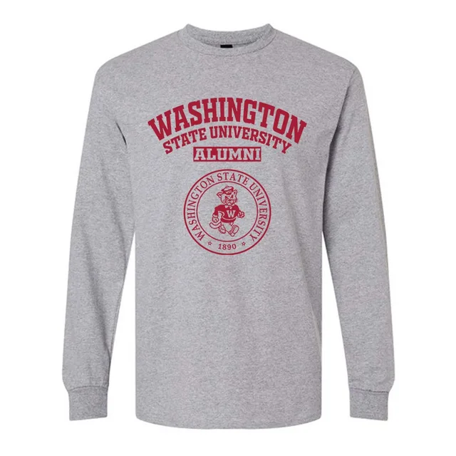 Washington State University Cougars Light WA LG Alumni Long Sleeve