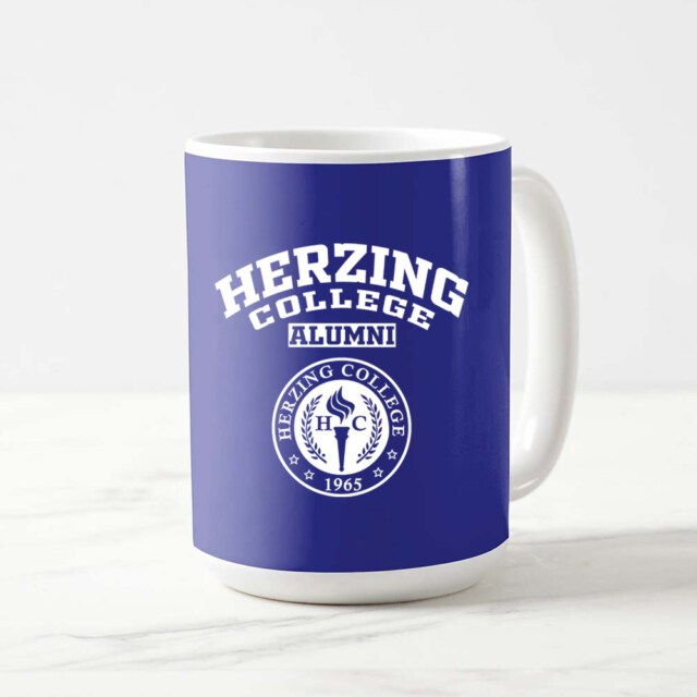 Herzing College seal WI LG Alumni Mug