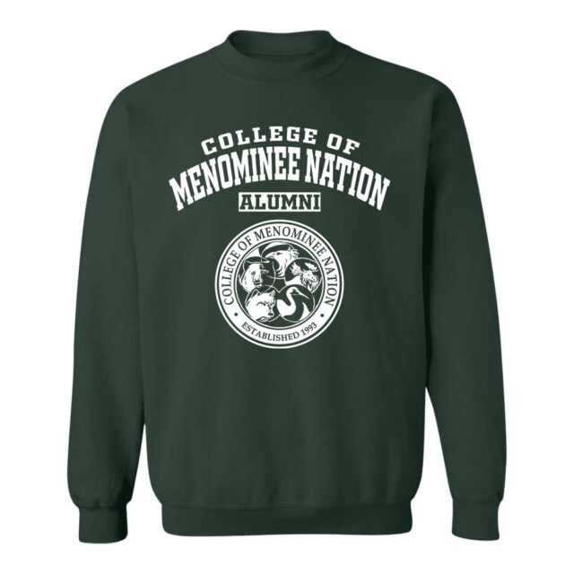 College of Menominee Nation WI LG Alumni Sweatshirt