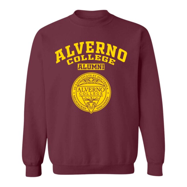 Alverno College seal WI LG Alumni Sweatshirt