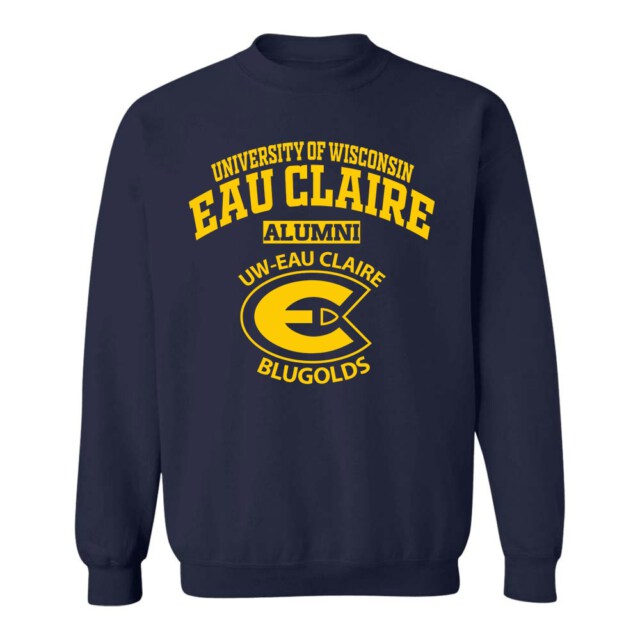 UW Eau Claire Blugolds WI LG Alumni Sweatshirt
