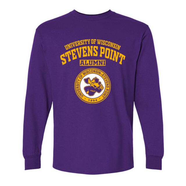 University of Wisconsin Stevens Point Pointers WI LG Alumni Long Sleeve