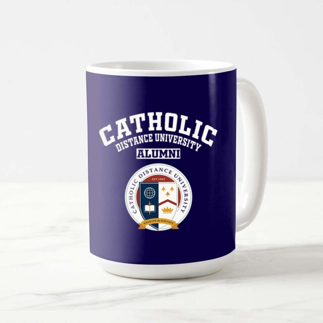 Catholic Distance University WV LG Alumni Mug