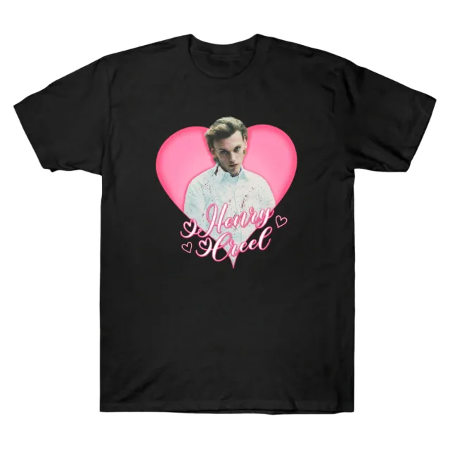 Henry Creel Pink Heart Graphic Tee Retro Style