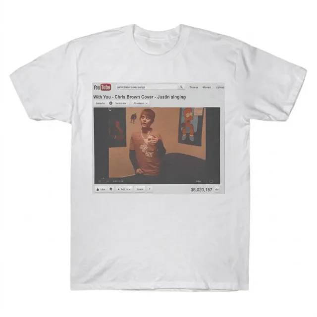 Justin Bieber With You YouTube Vintage Tee