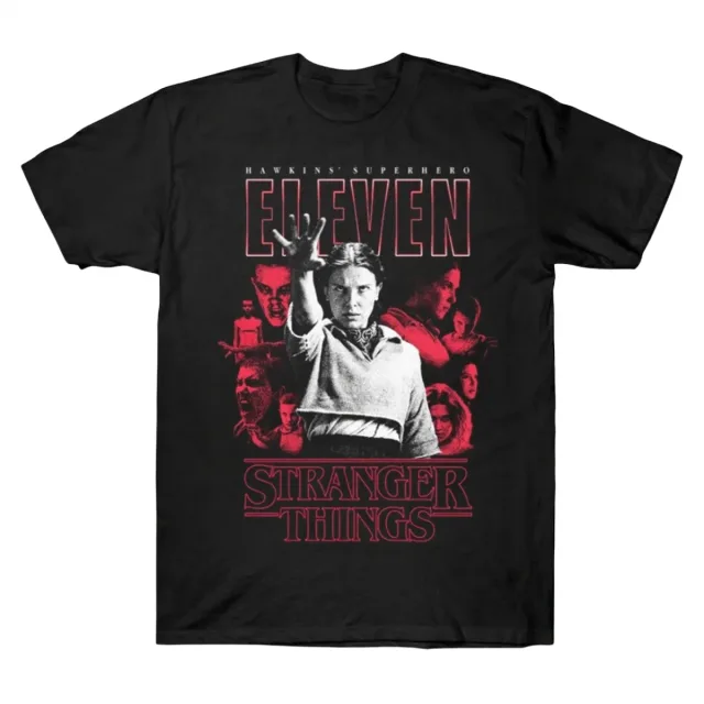 Stranger Things Eleven Hawkins Superhero Tee