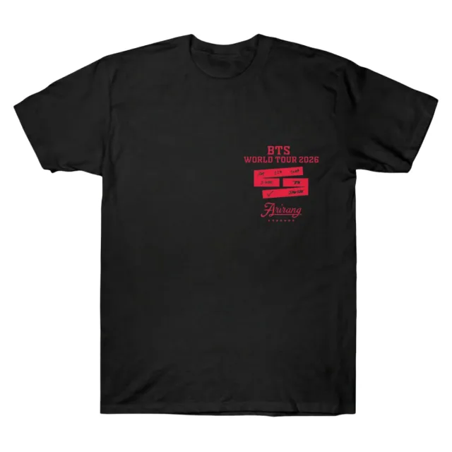 BTS World Tour Arirang Two-Sided Graphic Tee