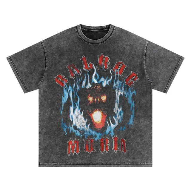 Jamie Campbell Bower Dark Fantasy Acid Wash Tee