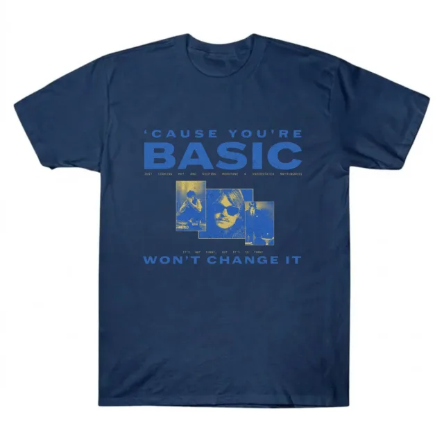 DJO Joe Keery Basic Quote Blue Fresh Piece Tee