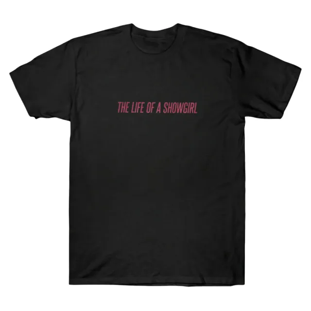Taylor Swift Showgirl Minimalist Red Tee