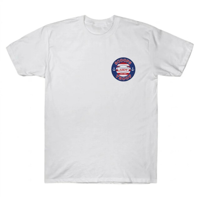 Stranger Things Scoops Ahoy Two-Sided Tee