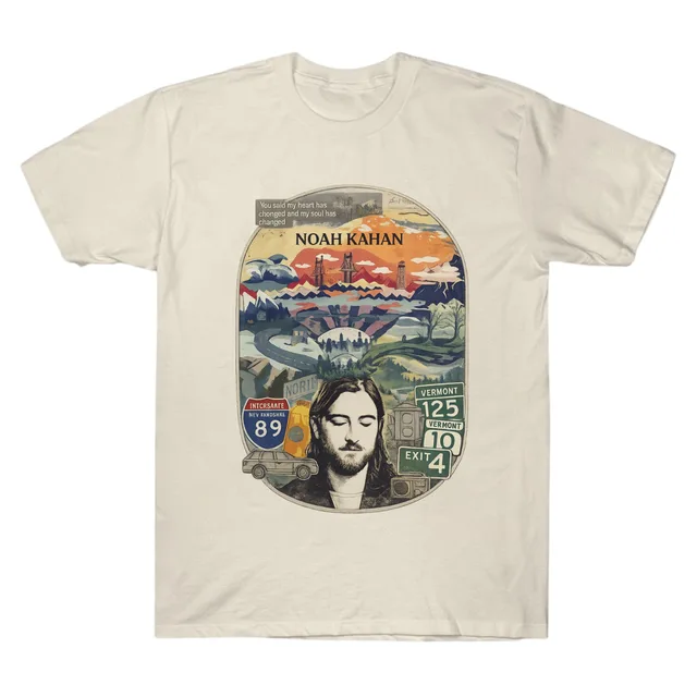 Noah Kahan The Great Divide Surreal Folk Tee