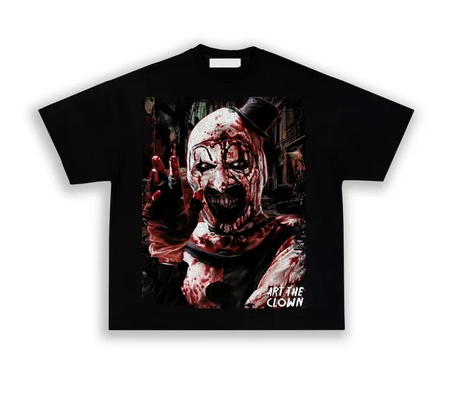 Art The Clown Vintage Horror Graphic T-shirt