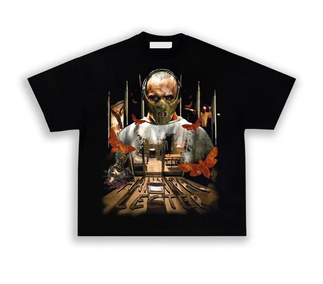 Hannibal Vintage Horror Graphic T-shirt