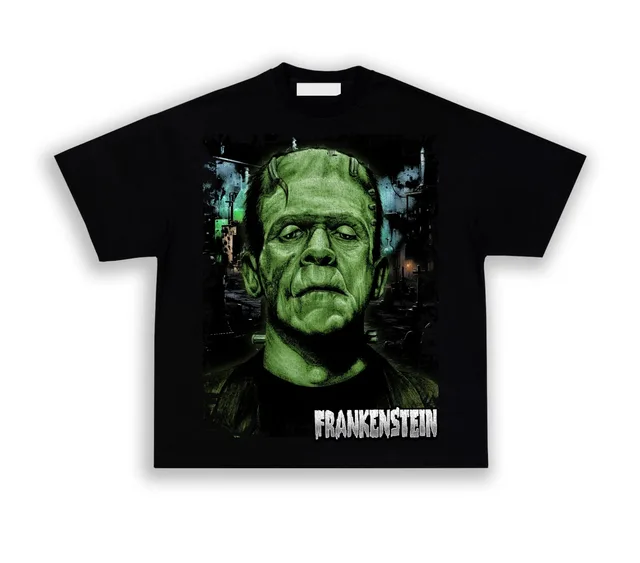Frankenstein Vintage Horror Graphic T-shirt