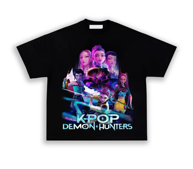 Demon Hunter Anime Streetwear Graphic T-shirt