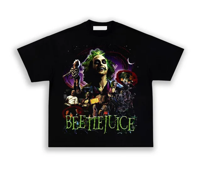Beetlejuice Vintage Horror Graphic T-shirt