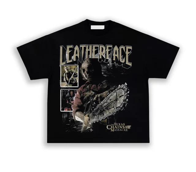 Leatherface Vintage Horror Graphic T-shirt