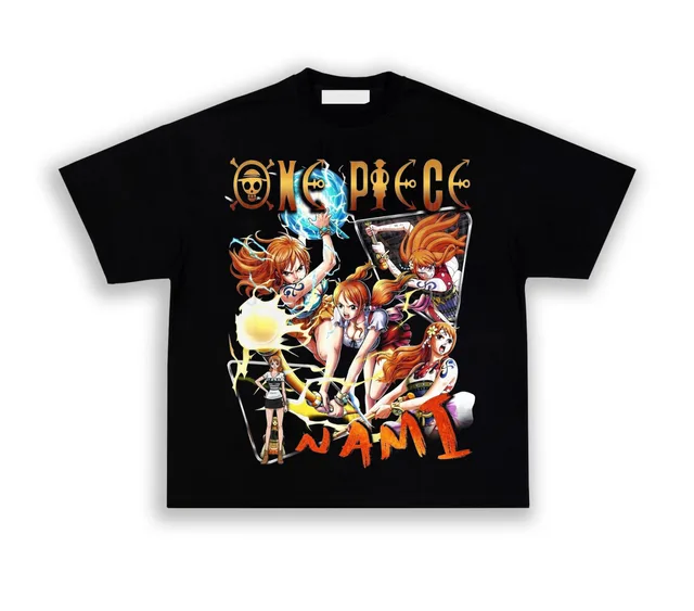 Nami Anime Streetwear Graphic T-shirt