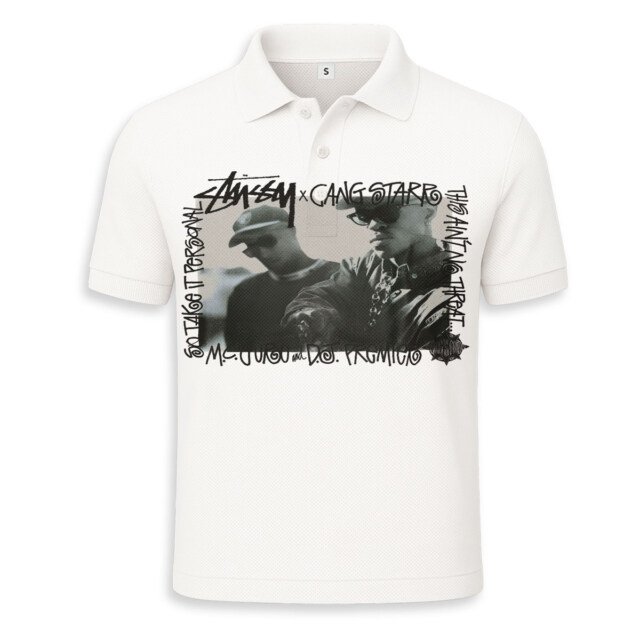STUSSY Gangster - Unisex Polo Shirt - Regular Fit