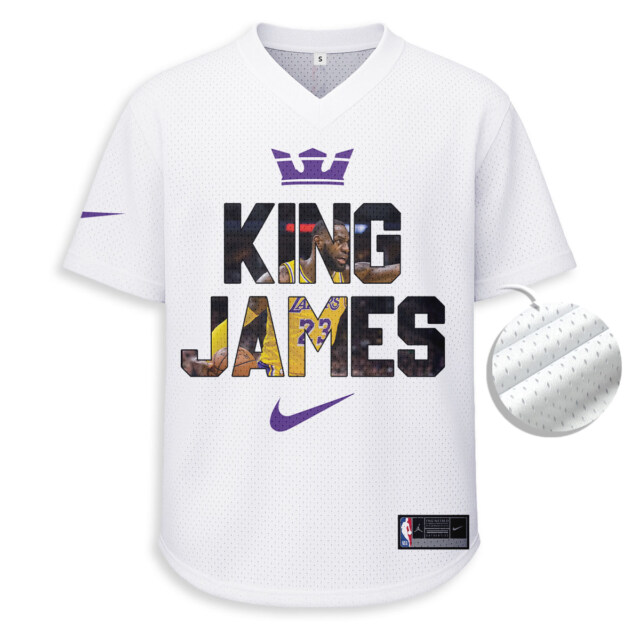 Lebron James - Unisex Mesh T-shirt V-neck - Loose Fit