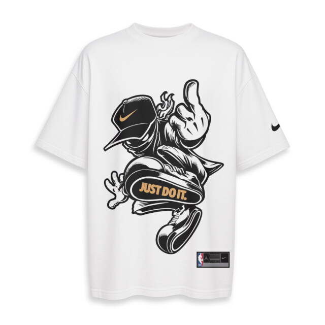 NIKE - Boxy Drop-Shoulder Tee - Streetwear Fashion