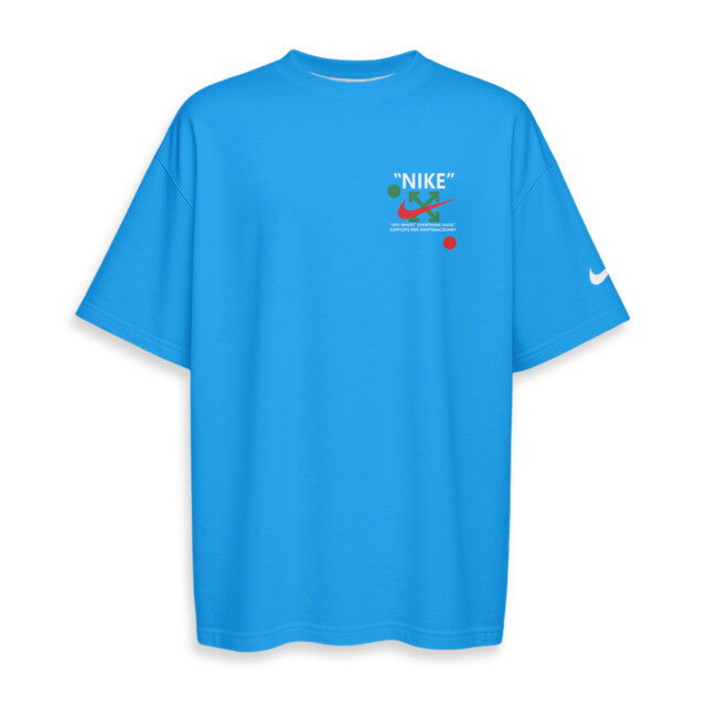 OFF WHITE NIKE - Boxy Drop-Shoulder Tee - Streetwear Fashion