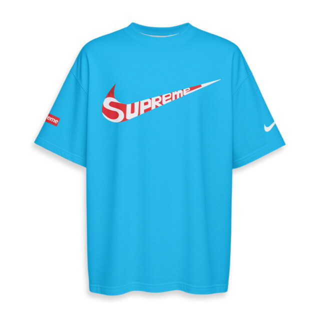 Supreme x NIKE - Boxy Drop-Shoulder Tee - Streetwear Fashion
