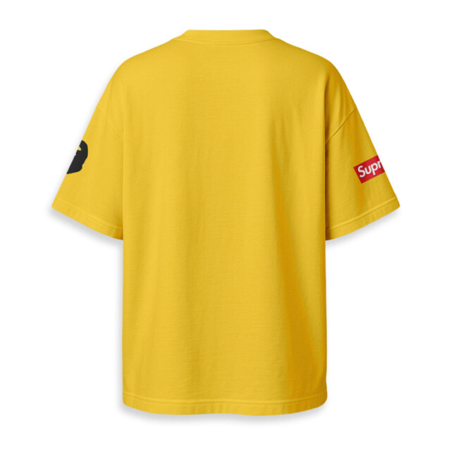 Bart Simpson x Supreme x Bape - Boxy Drop-Shoulder Tee - Streetwear Fashion