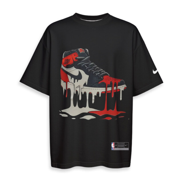 JORDAN Sneaker - Boxy Drop-Shoulder Tee - Streetwear Fashion