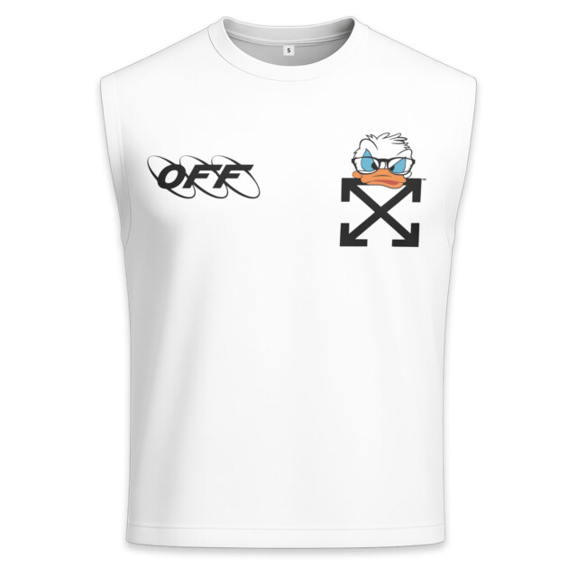 OFF WHITE, Donald Duck - Men's Premium Tank - Regular Fit