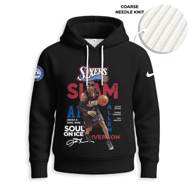 Allen Iverson - Knitted Unisex Hoodie