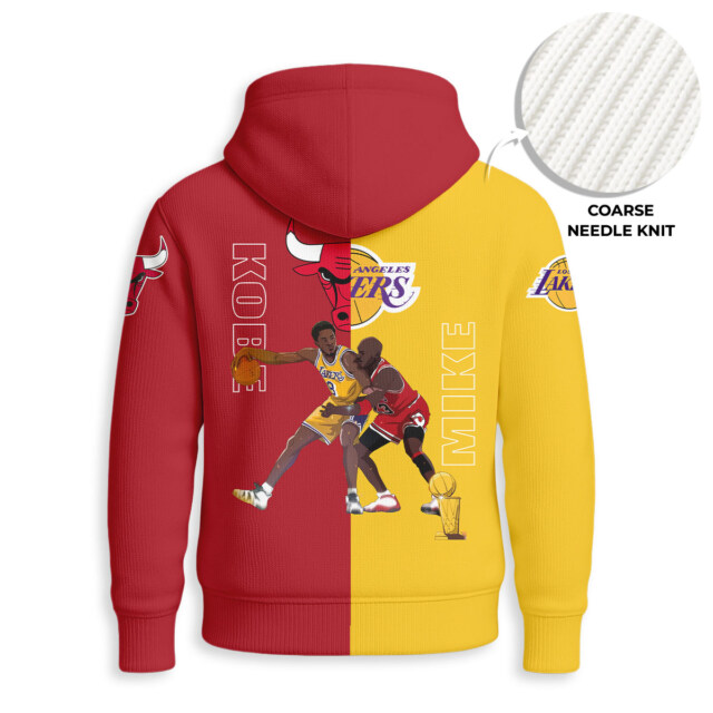 Kobe Bryant, Michael Jordan - Knitted Unisex Hoodie