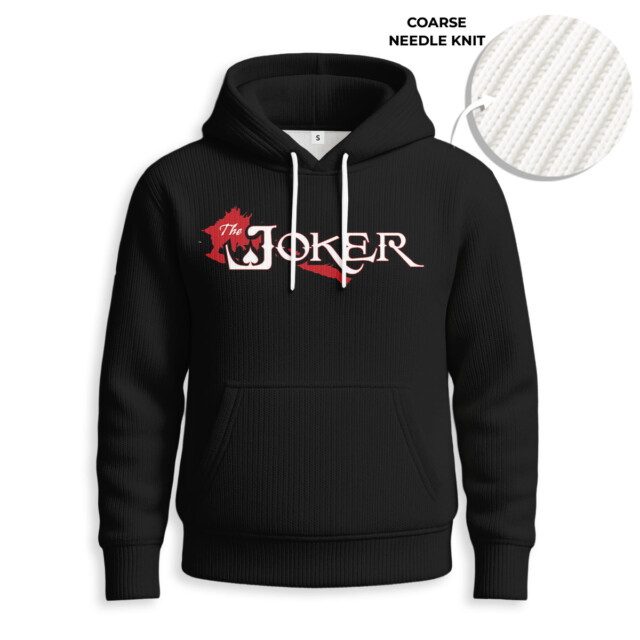 Joker - Knitted Unisex Hoodie