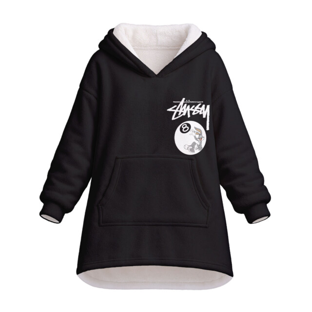 STUSSY, Bunny Rabbit - Oodie Blanket Hoodie