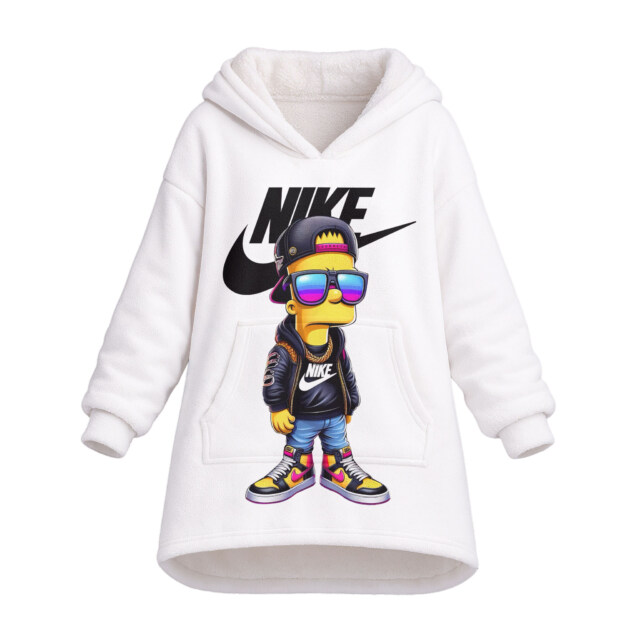NIKE, Bart Simpson - Oodie Blanket Hoodie