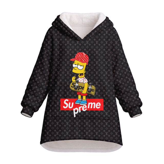 SUPREME, Bart Simpson - Oodie Blanket Hoodie