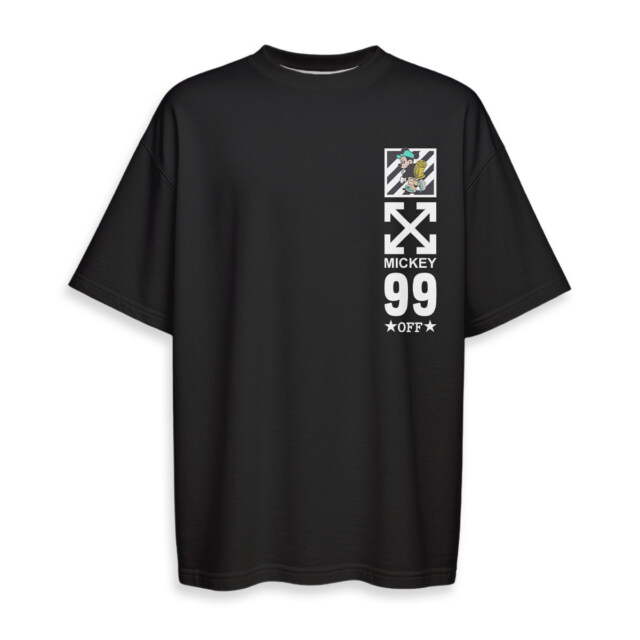 OFF WHITE, Mickey Mouse - Oversized Boxy Tee