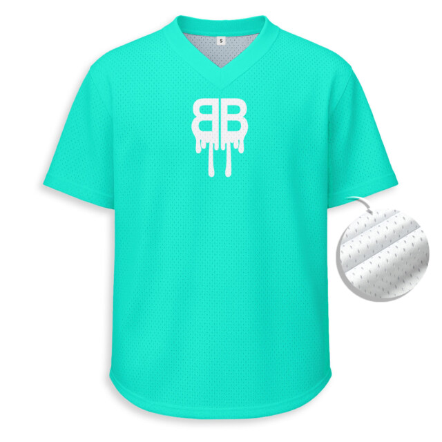 Balenciaga - Unisex V-Neck Mesh Tee - Relaxed Fit