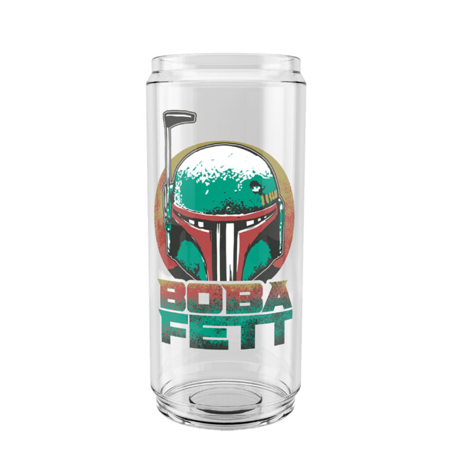 Star Wars: The Book of Boba Fett Distressed Retro Helmet  Adult Tritan Can Shaped Drinking Cup