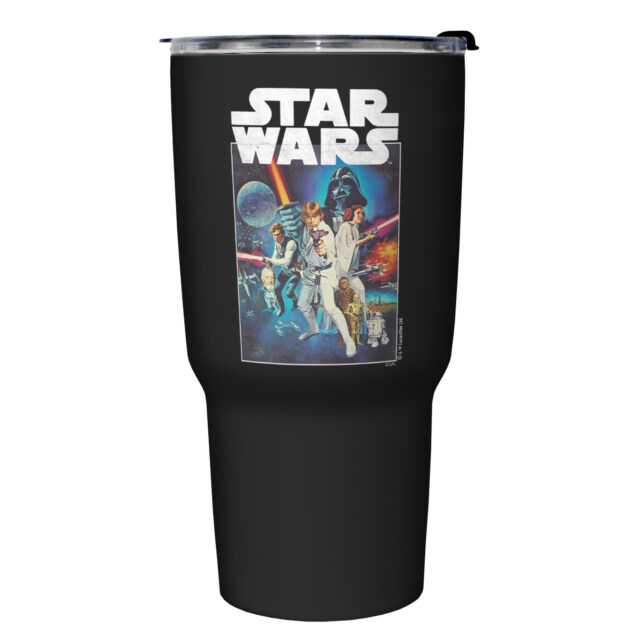 Star Wars Signature Poster  Adult Stainless Steel Tumbler w/Lid
