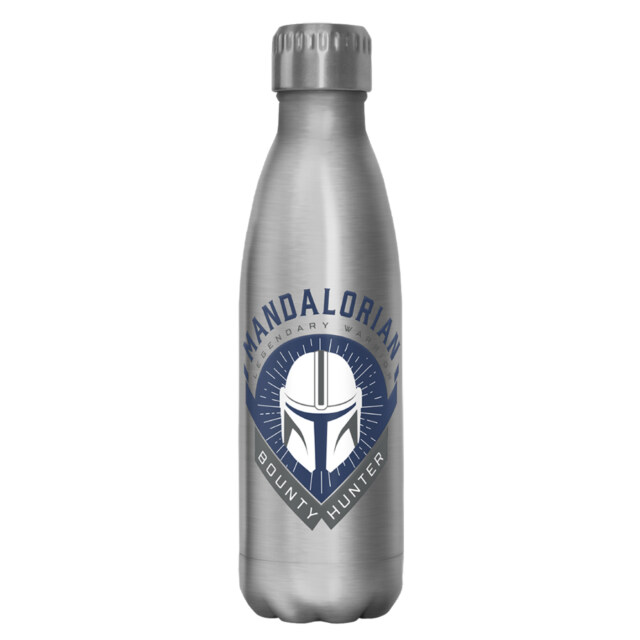 Star Wars: The Mandalorian Warrior Emblem  Adult Stainless Steel Water Bottle