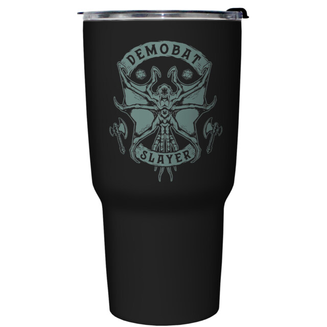 Stranger Things Demobat Axes  Adult Stainless Steel Tumbler w/Lid