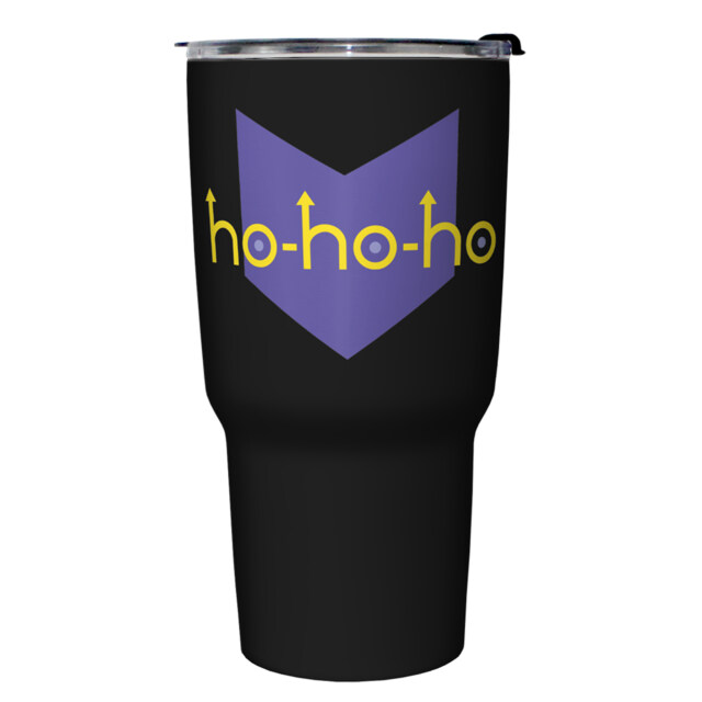 Marvel Hawkeye Ho Ho Ho Logo  Adult Stainless Steel Tumbler w/Lid