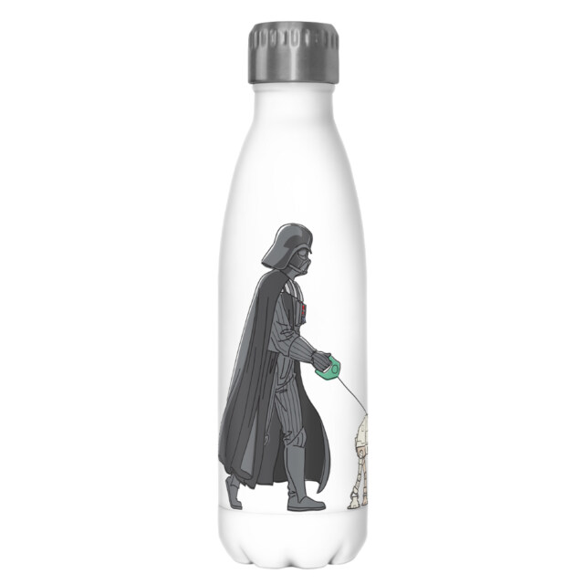 Star Wars Darth Vader AT-AT Walking the Dog  Adult Stainless Steel Water Bottle