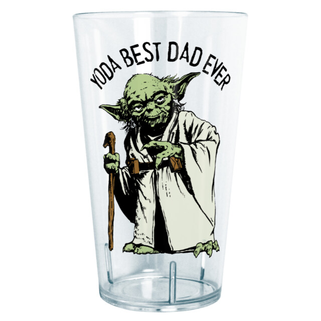 Star Wars Yoda Best Dad Ever  Adult Tritan Drinking Cup