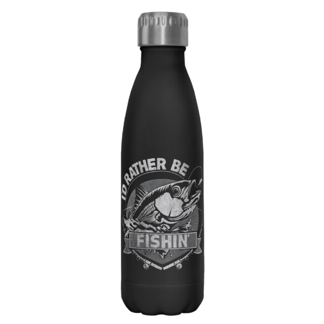 Lost Gods I'd Rather Be Fishin'  Adult Stainless Steel Water Bottle